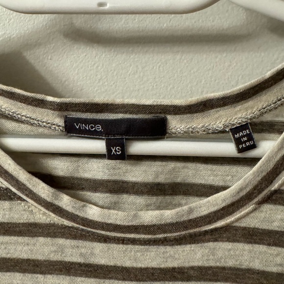 Vince long sleeve striped t excellent condition - Picture 2 of 3